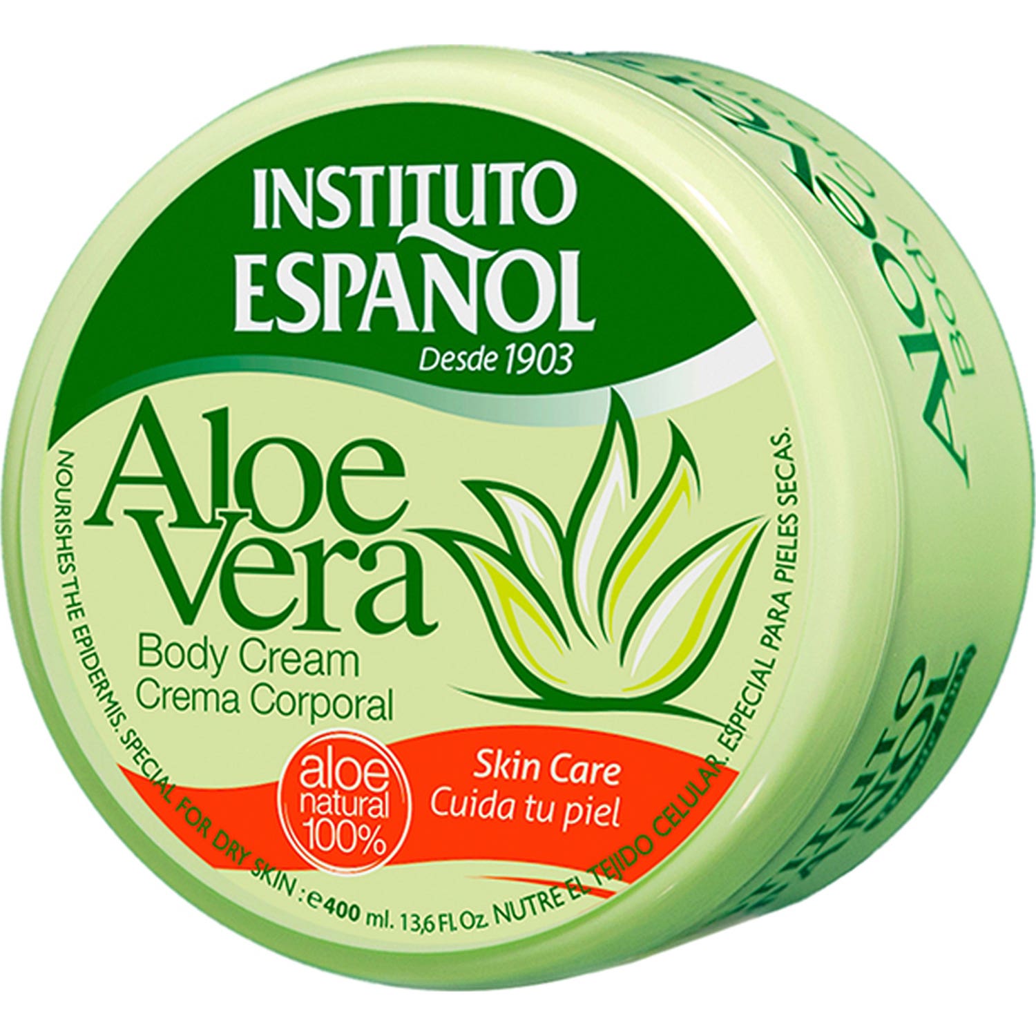 Instituto Español tarro de cema aloe vera 400ml