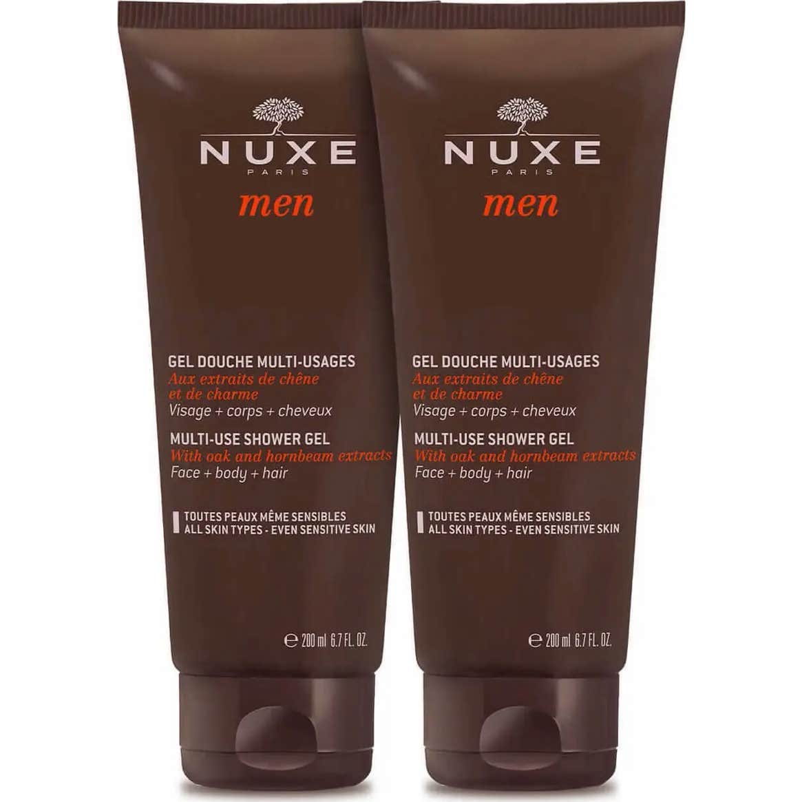 Nuxe Men Gel de Ducha Multiusos 2x200ml