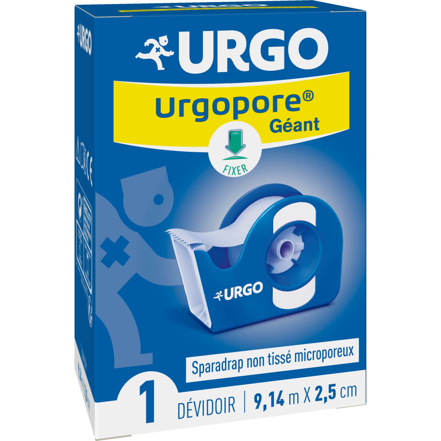 Urgo Urgopore Sparadrap Gigante Carrete 9,14m x 2,5cm