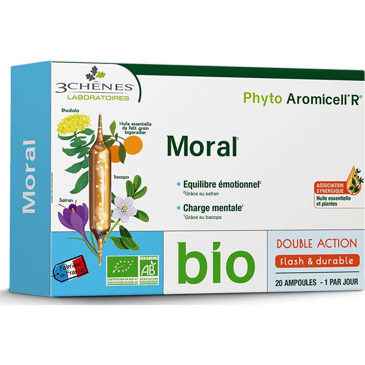 Les 3 Chenes Phytoaromicel Moral 20x10ml