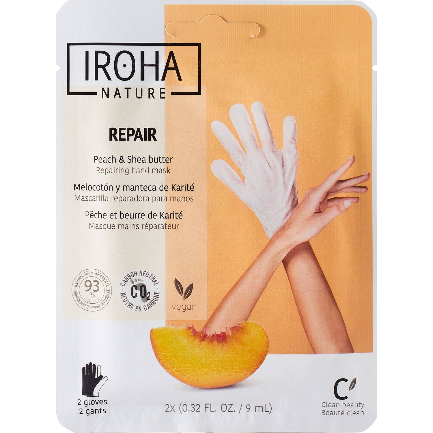 Iroha Nature Repair Guantes Mascarilla Reparadora 20ml