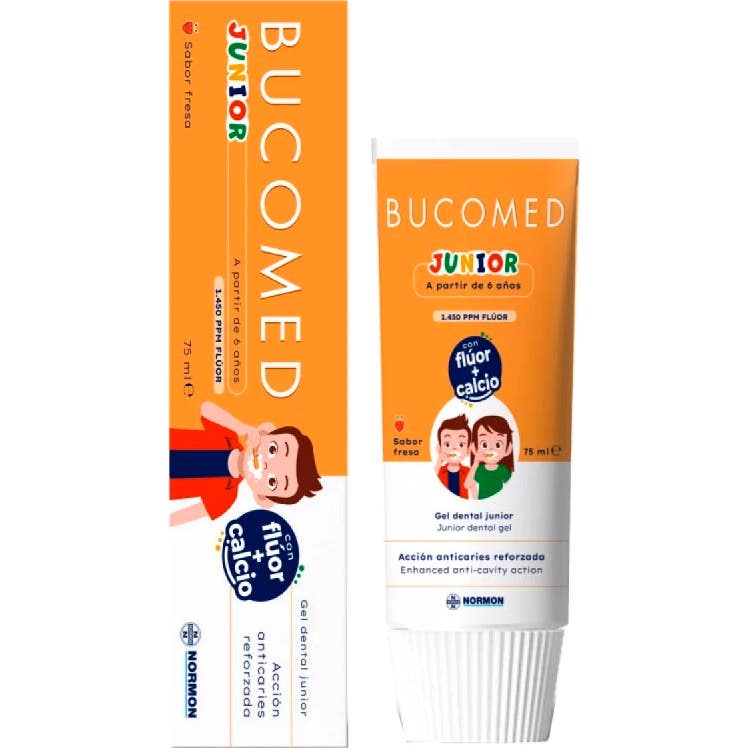 Normon Bucomed Gel Dental Infantil Fresa 75ml