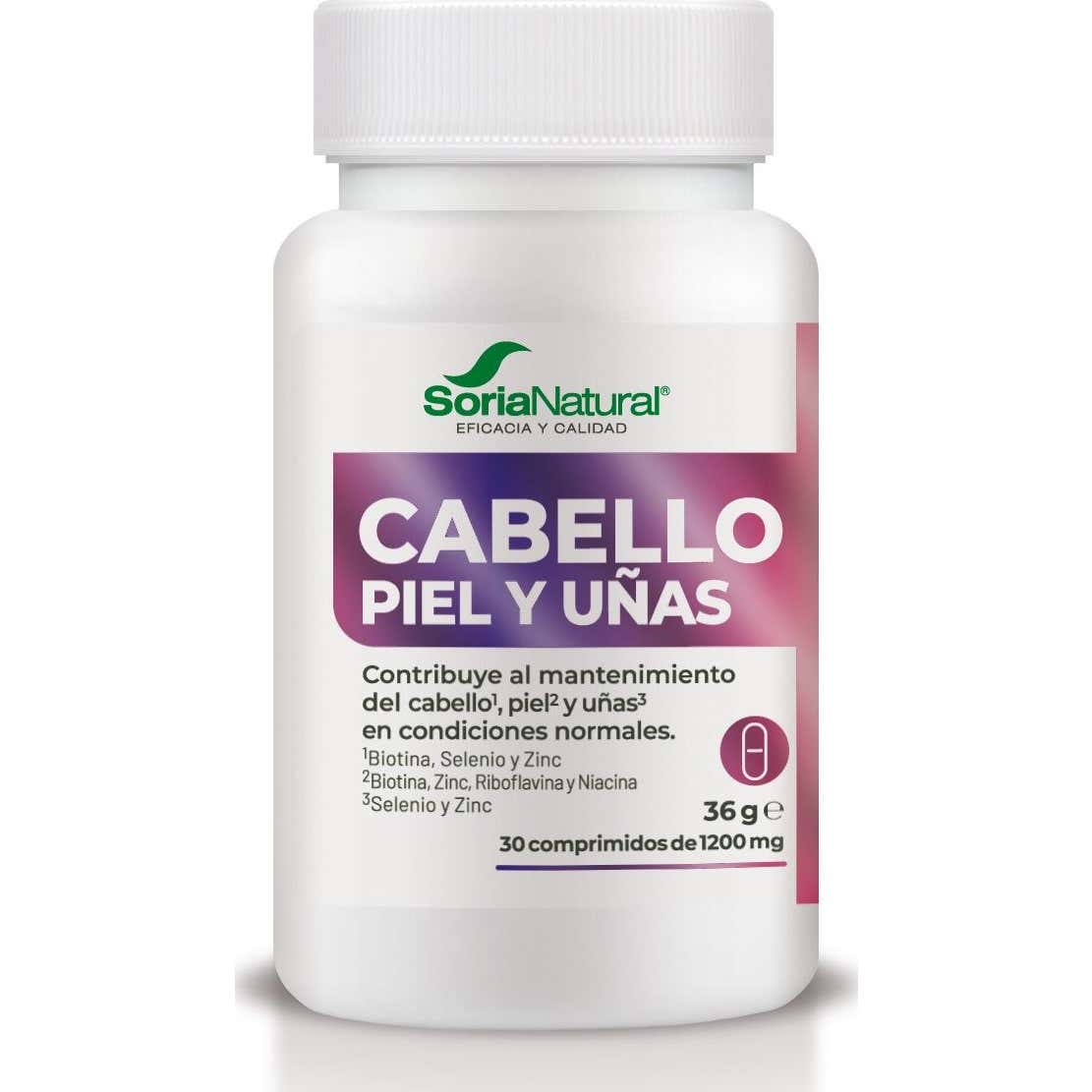 Soria Natural Cabello Piel y Uñas 30 comp