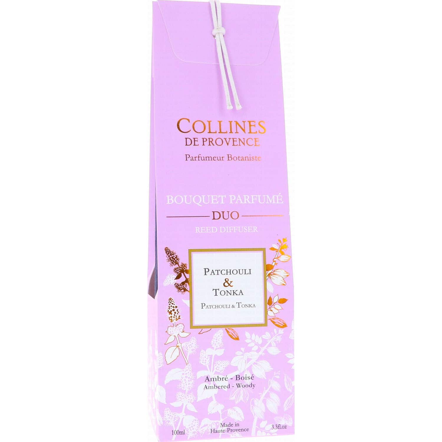 Collines de Provence Bouquet Perfumado Pachulí & Tonka 100ml | Natural Doctor
