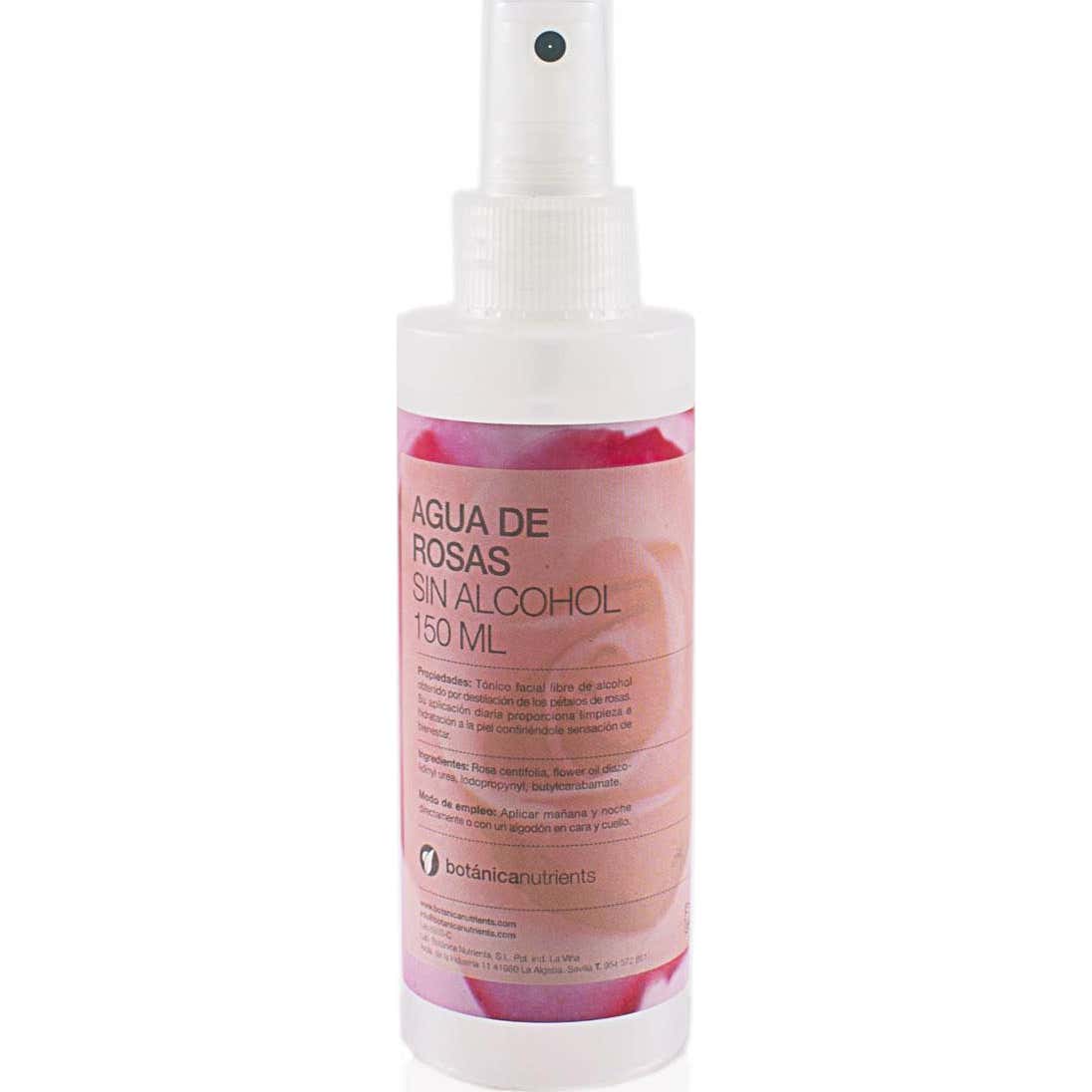 Botanica Nutrients Agua Rosa Sin Alcohol 150 ml