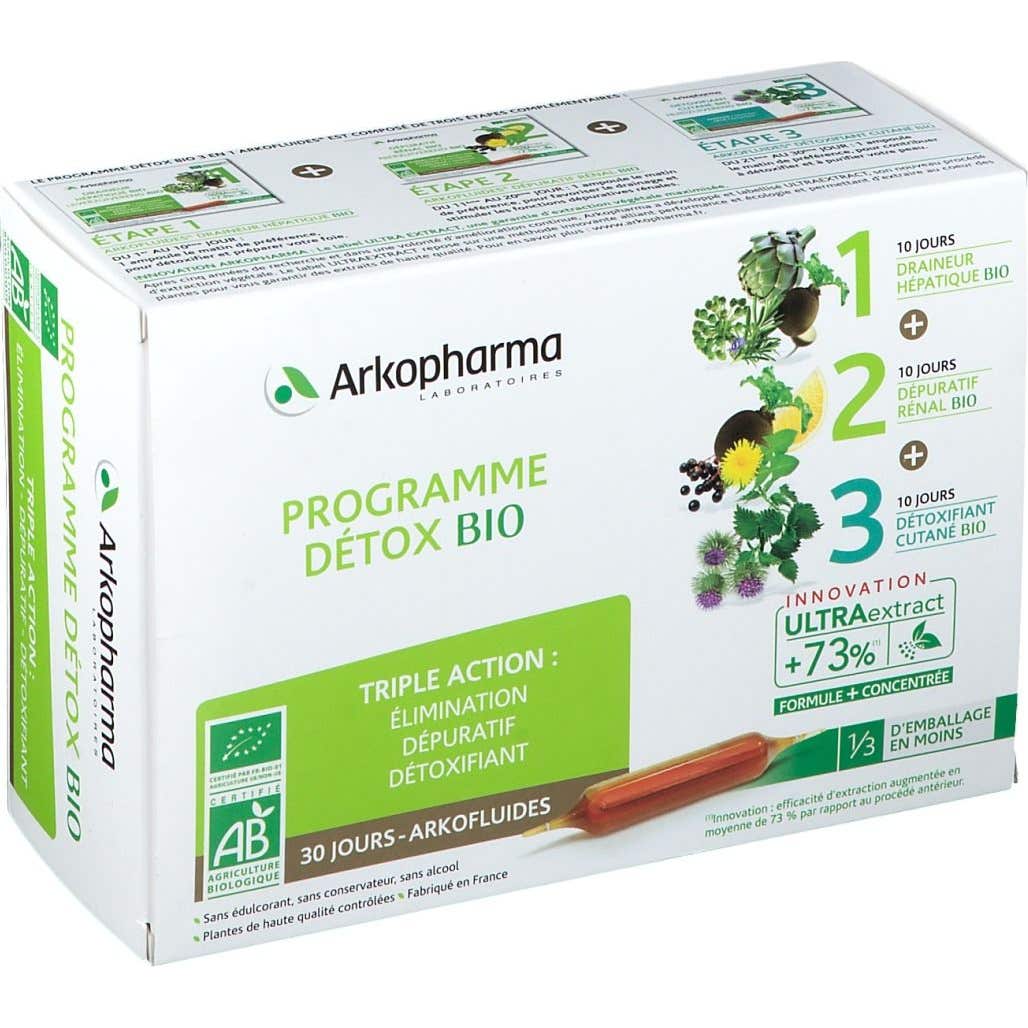 Programa de Desintoxicación Orgánica de Arkofluide 30 Días