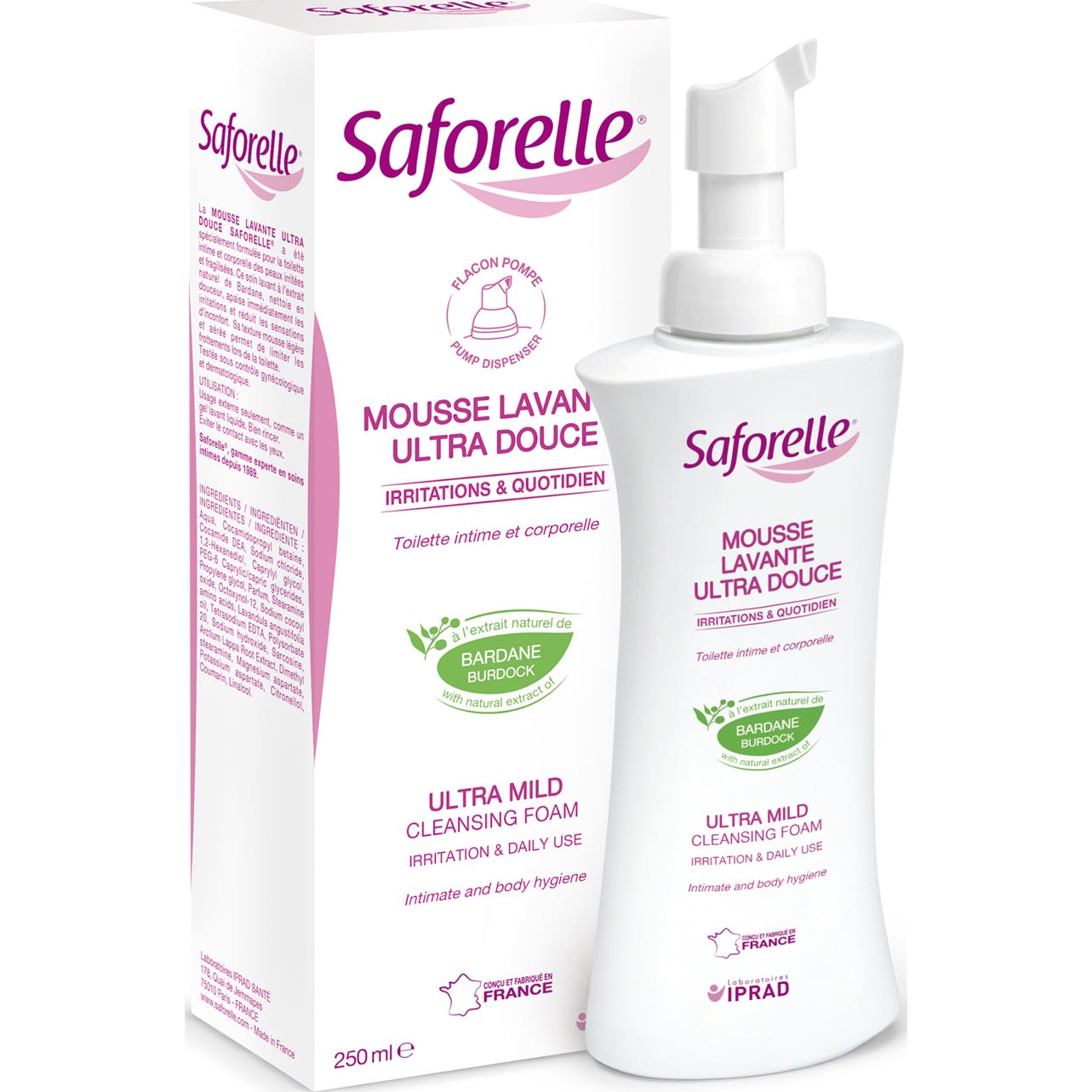 Saforelle Espuma Limpiadora Ultra Suave 250 Ml