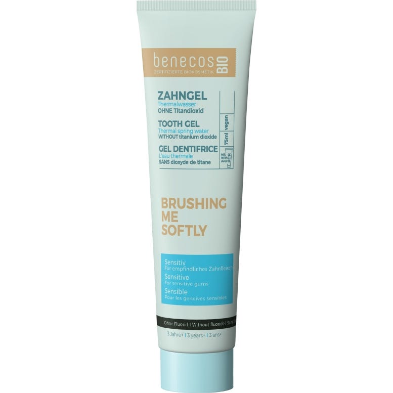 Benecos Dentífrico Dientes Sensibles Agua Termal Sin Flúor 75ml