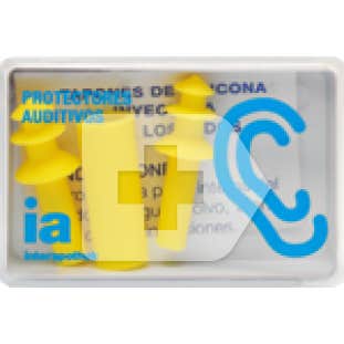 Interapothek tapones oídos silicona inyectada infantil 2uds