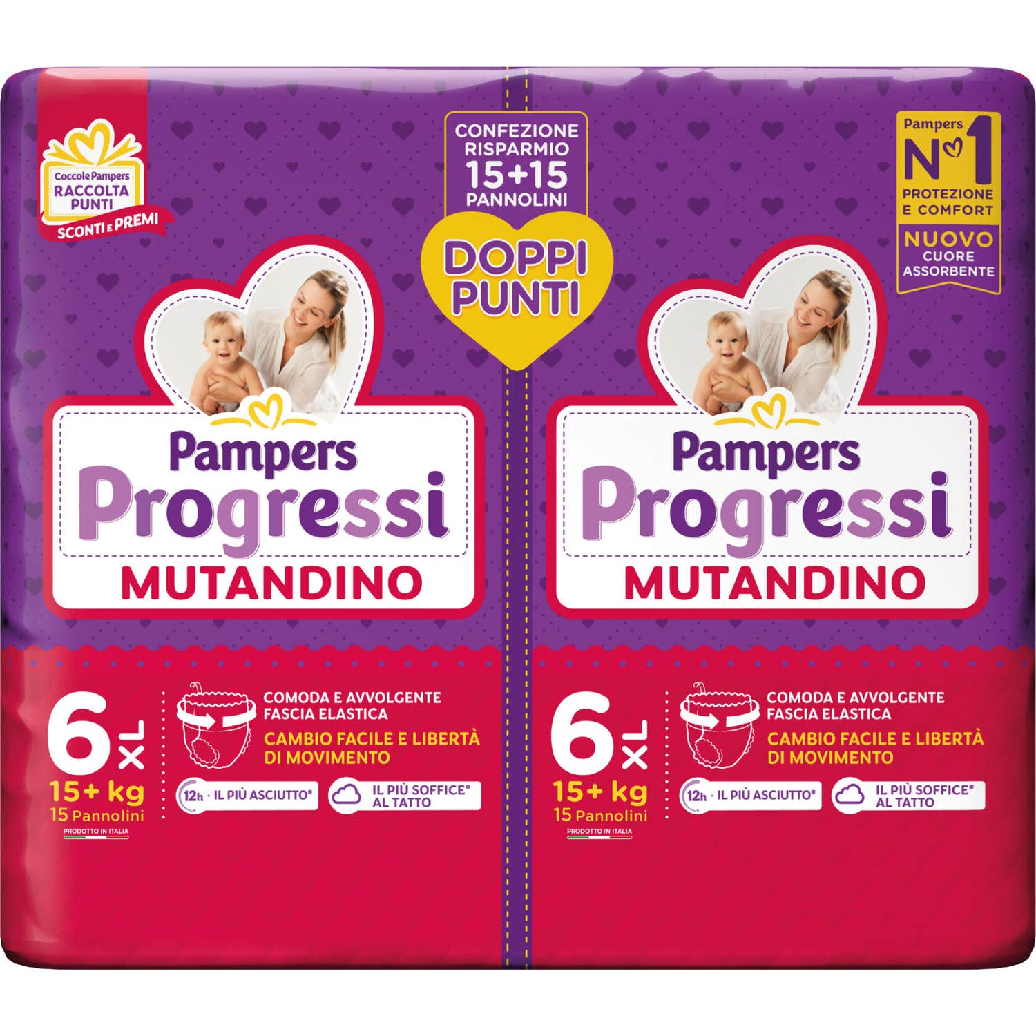 Pampers Progressi Pañal Braga Talla XL 2x15uds