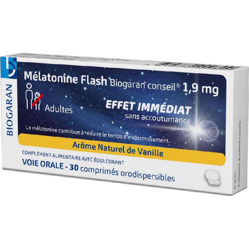 Biogaran Melatonina Flash 1,9 mg 30 comp