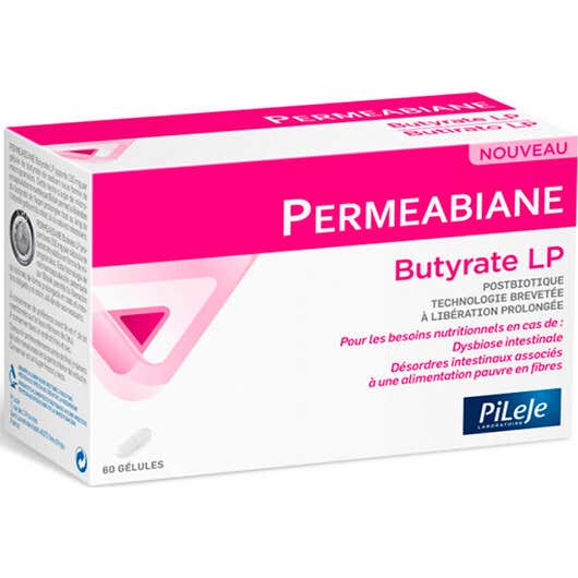 Pileje 10 X Permeabiane Butirato Lp 60 Cápsulas - Imagen 3