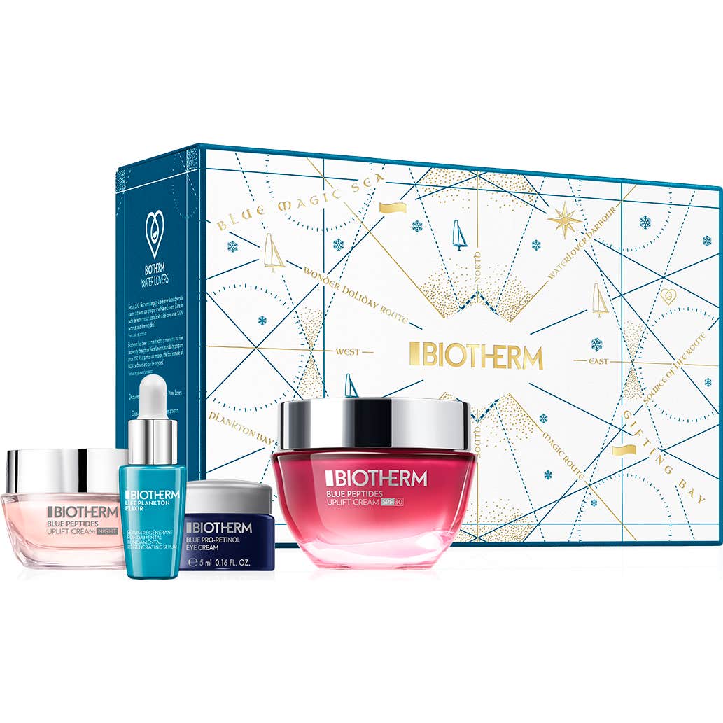 Biotherm Blue Peptides Cofre Crema Reafirmante Antiedad Spf30