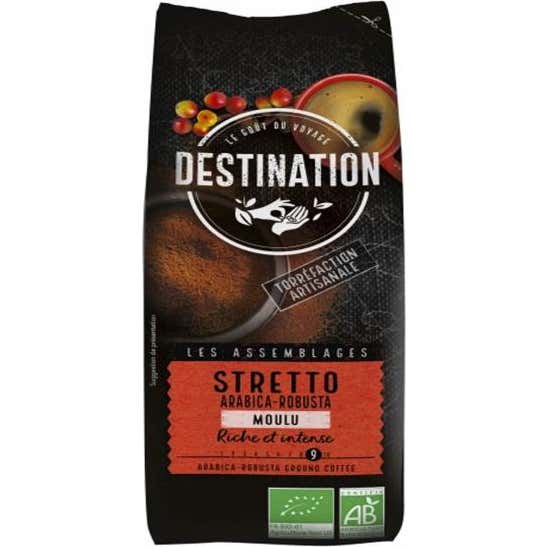Destination Bio 10 X Café Stretto Italiano Molido 250 G - Imagen 2