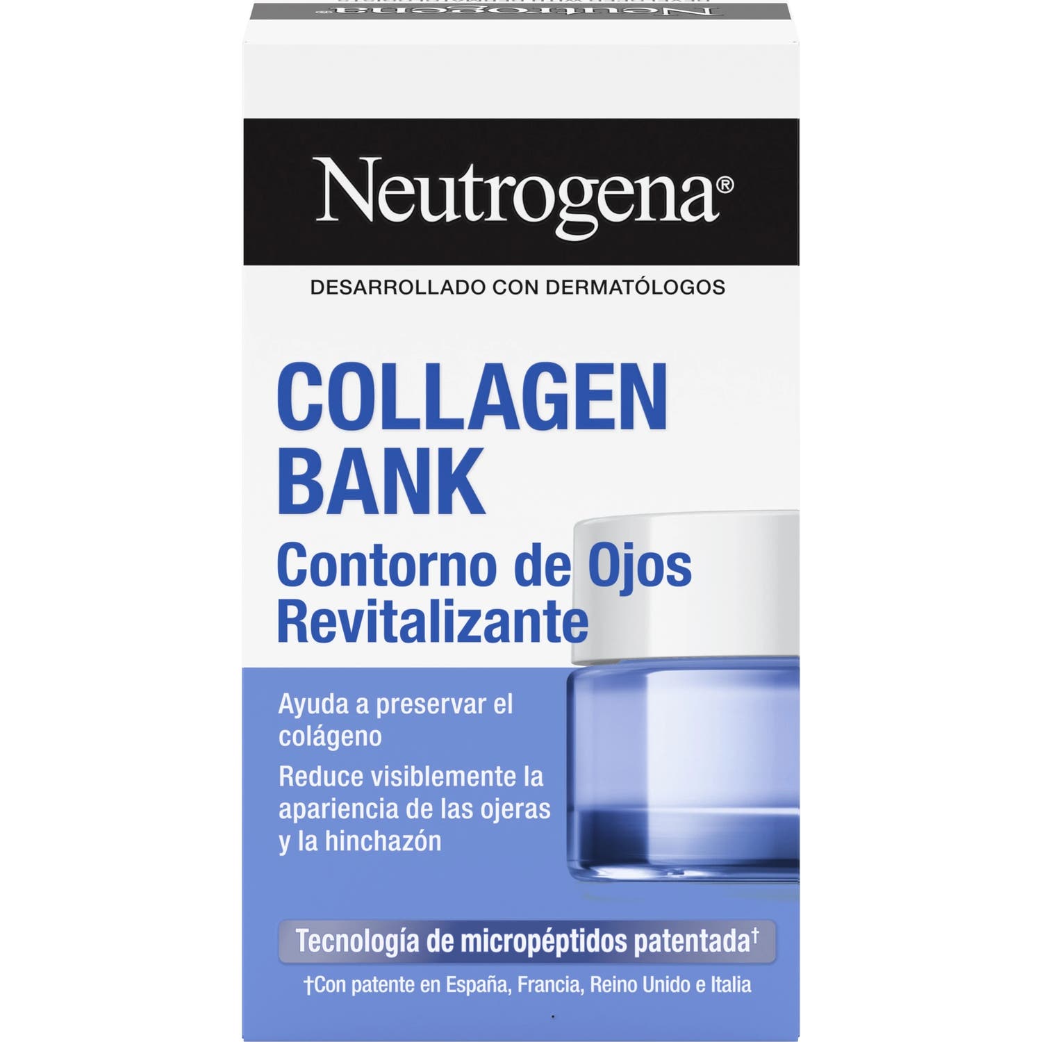 Neutrogena Collagen Bank Contorno de Ojos Revitalizante Crema Gel 15g