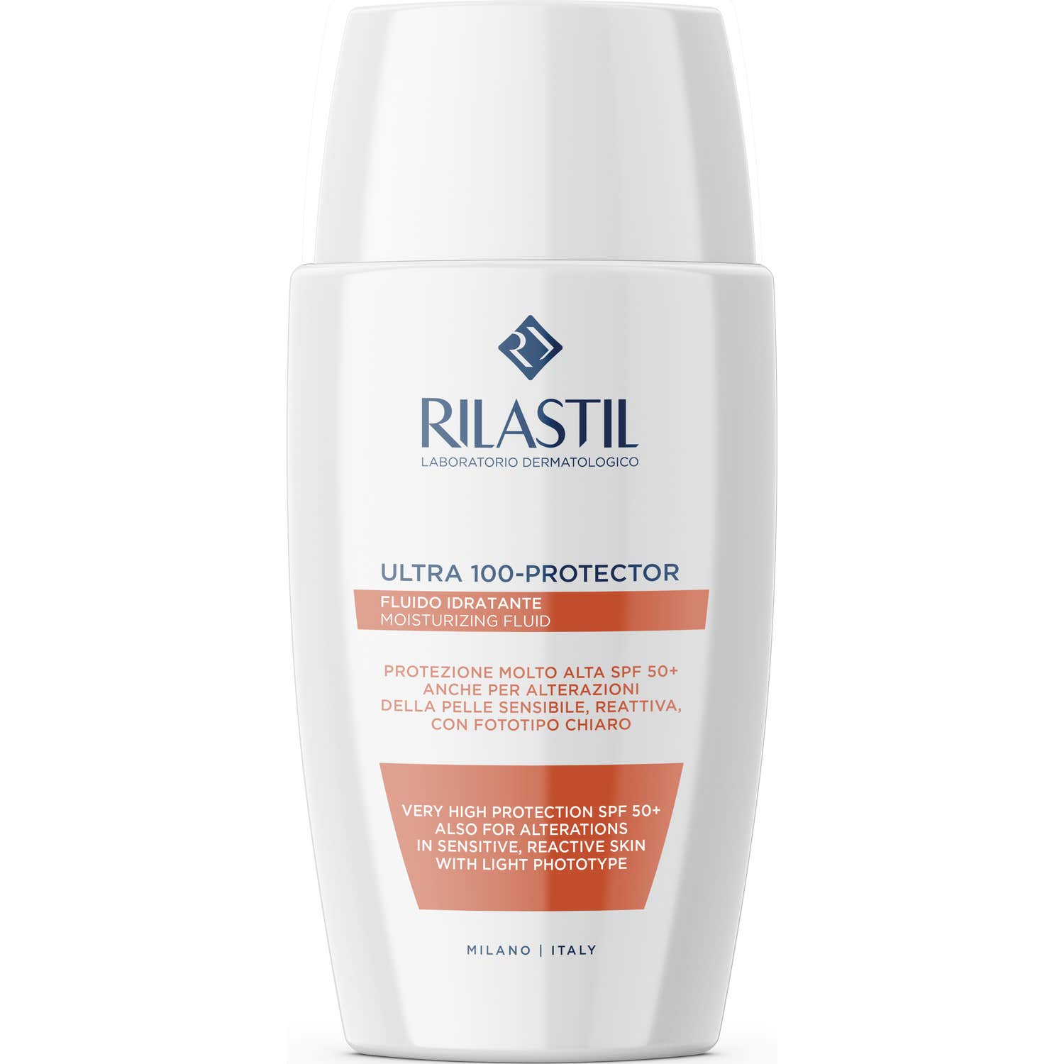 Rilastil Sun System Ultra 100-Protector Fluido Solar Facial SPF50+ 50ml