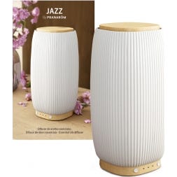 Pranarôm Jazz Difusor de Cerámica y Bambú Blanco