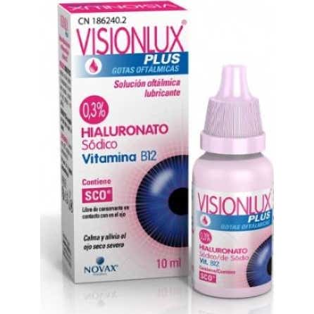 Visionlux Plus Hialuronico Y Vit Gotas 10 Ml