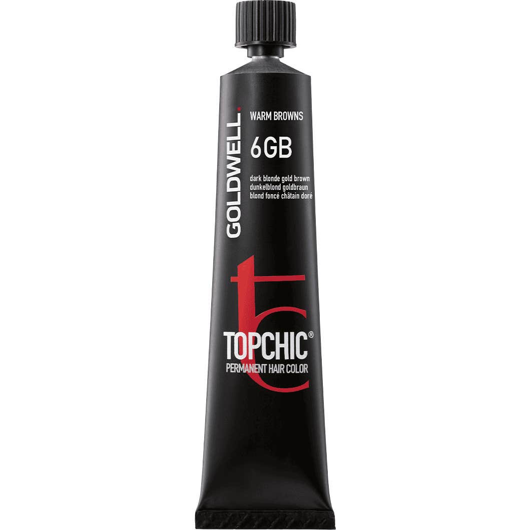Goldwell Topchic Permanent 6GB Dark Blonde Gold Brown 60ml