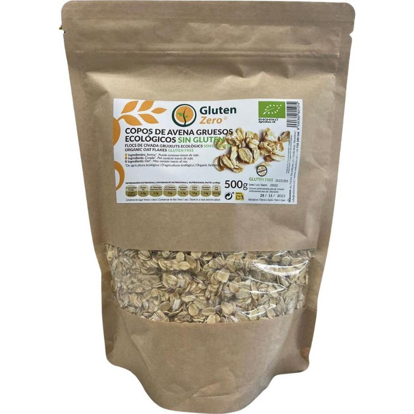 Gluten Zero Copos Avena Sin Gluten Gruesos Eco 500 g