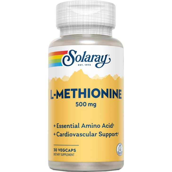 Solaray L-methionine 500 mg 30 caps