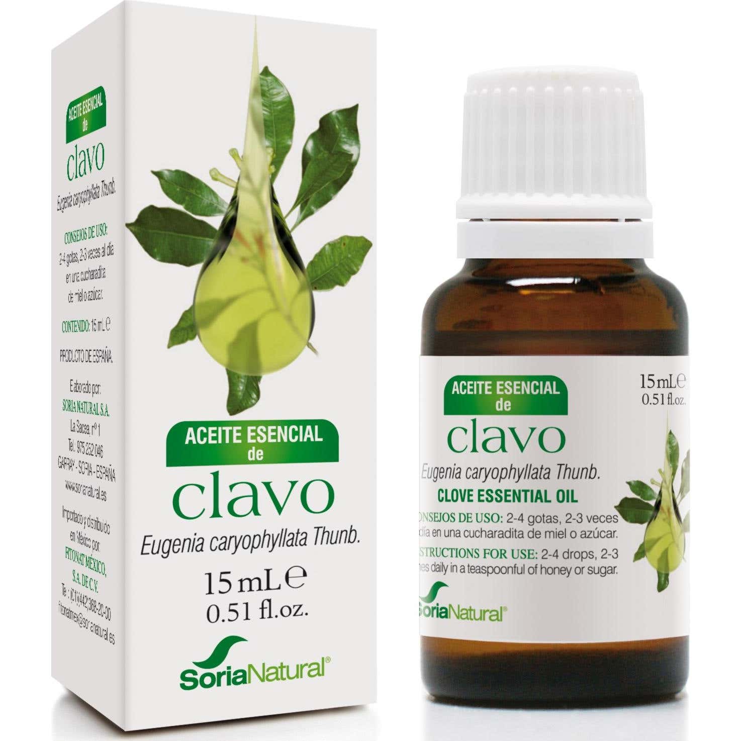 Soria Natural Aceite Esencial Clavo 15ml
