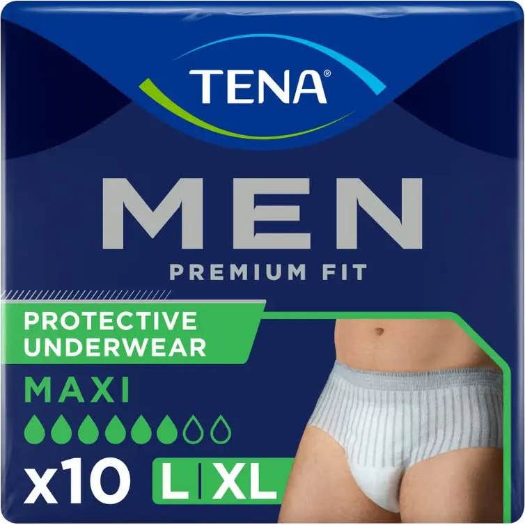 Tena Men Premium Fit Protective Underwear Maxi L 10uds