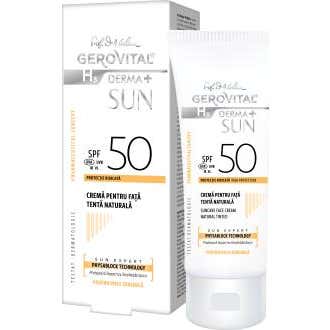 Gerovital Crema Solar SPF50 Tono Natural 50 ml