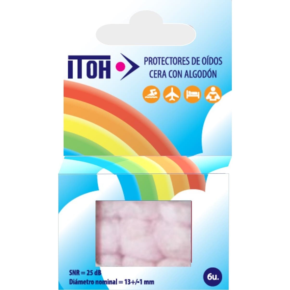 Itoh Tapones de Cera 6uds