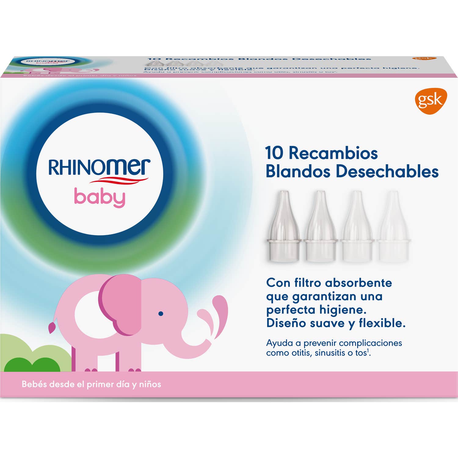 Rhinomer Baby Confort Recambios 10uds