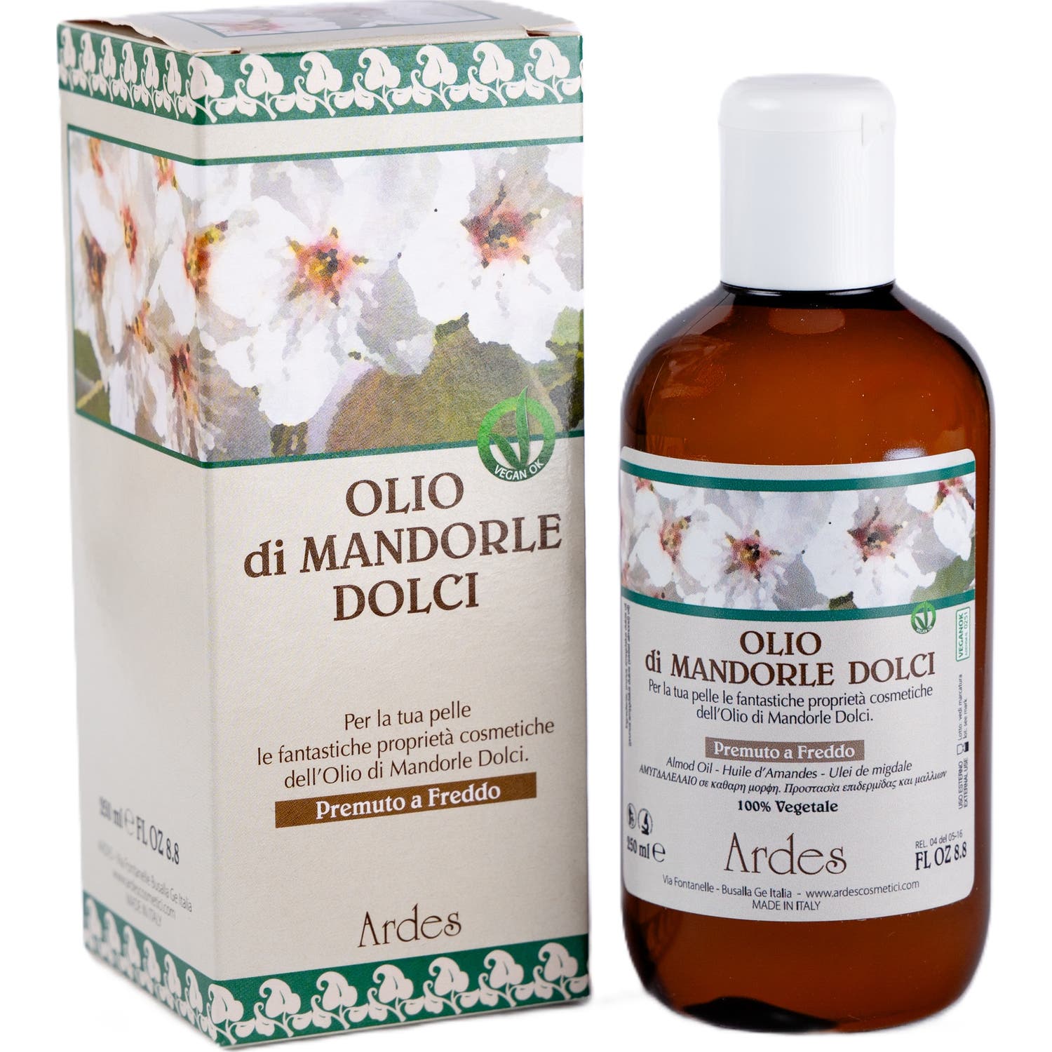 Ardes Cosmetici Aceite de Almendras Dulces 250 ml