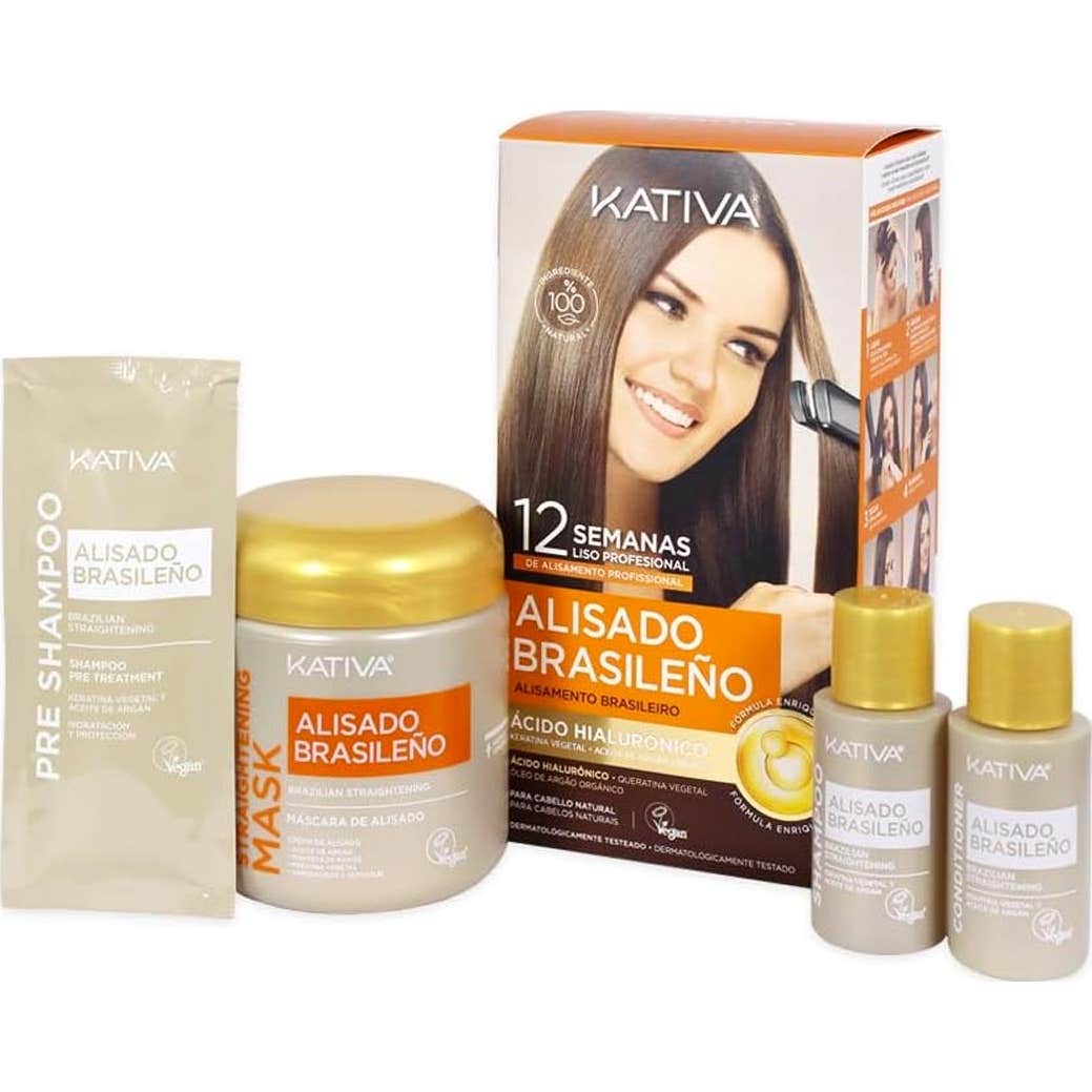 Kativa Alisado Brasileño Hyalurónico Set 7uds