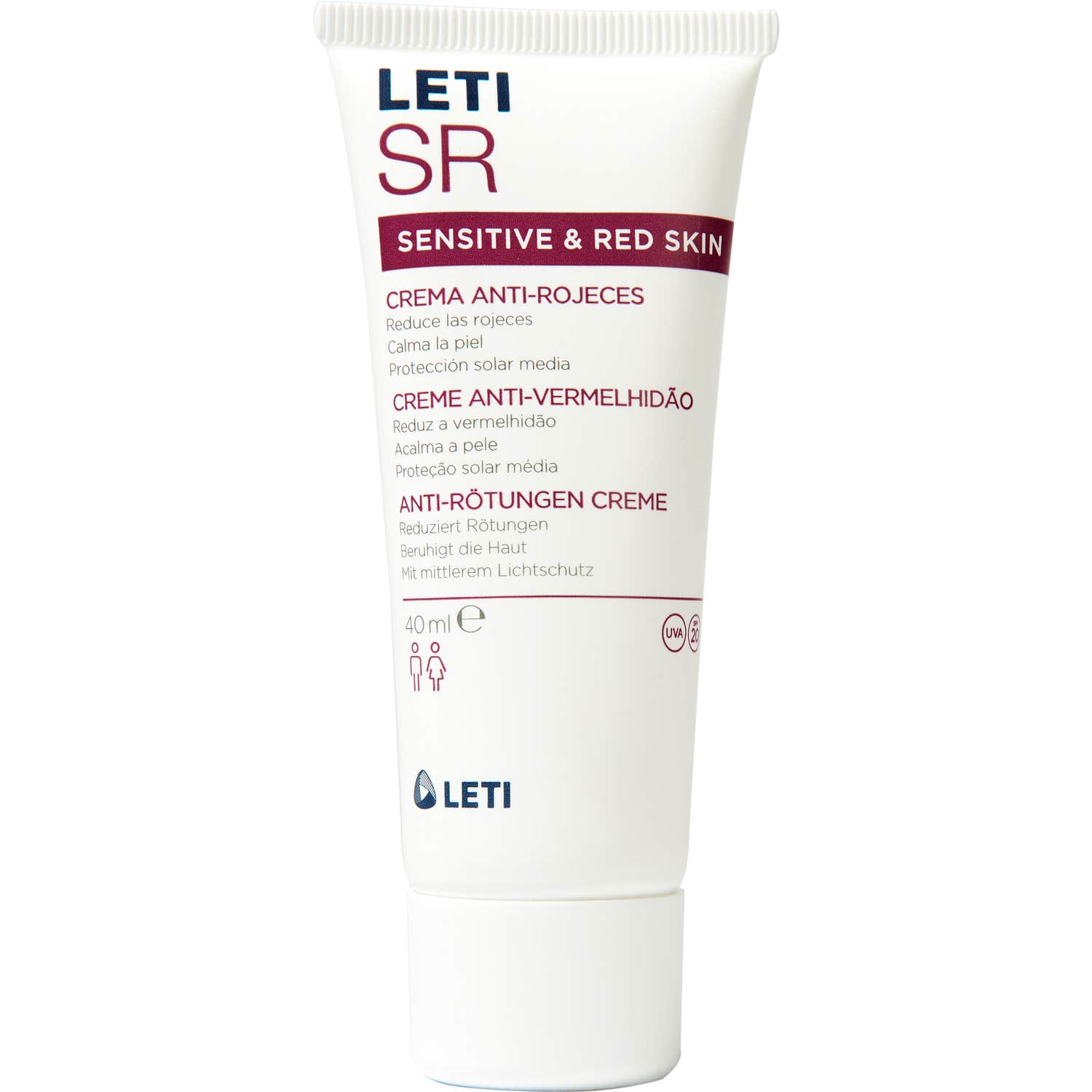 LetiSR Crema Anti-Rojeces SPF20 40ml