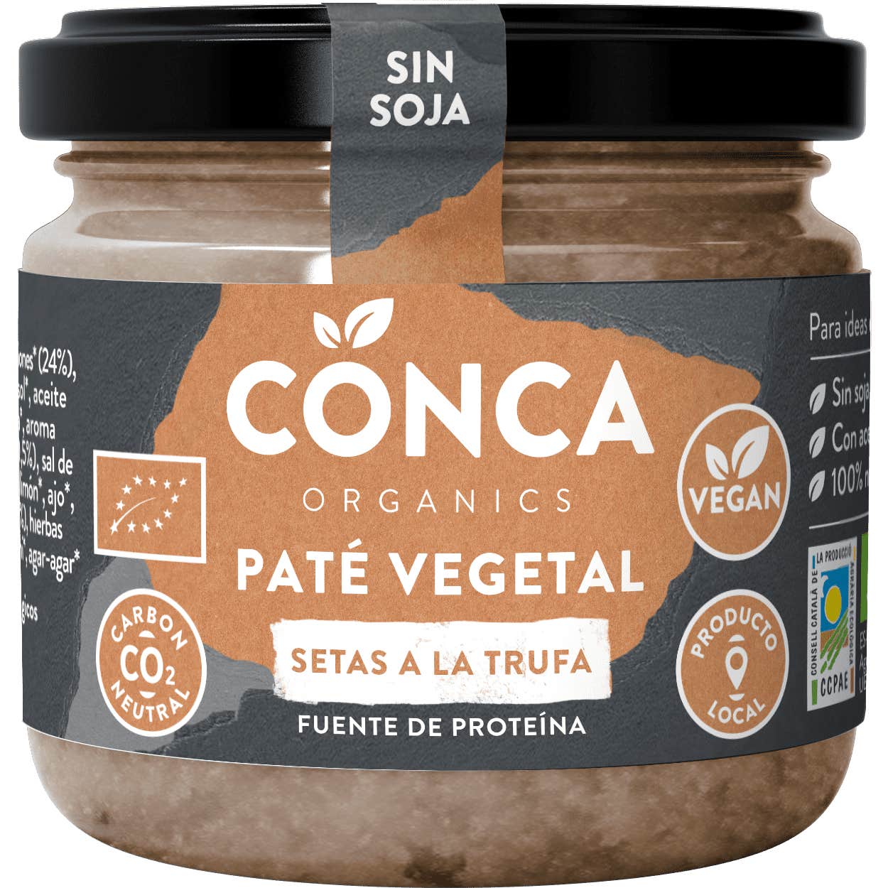 Conca Organics Pate Vegetal Setas a la Trufa Vegan 110g