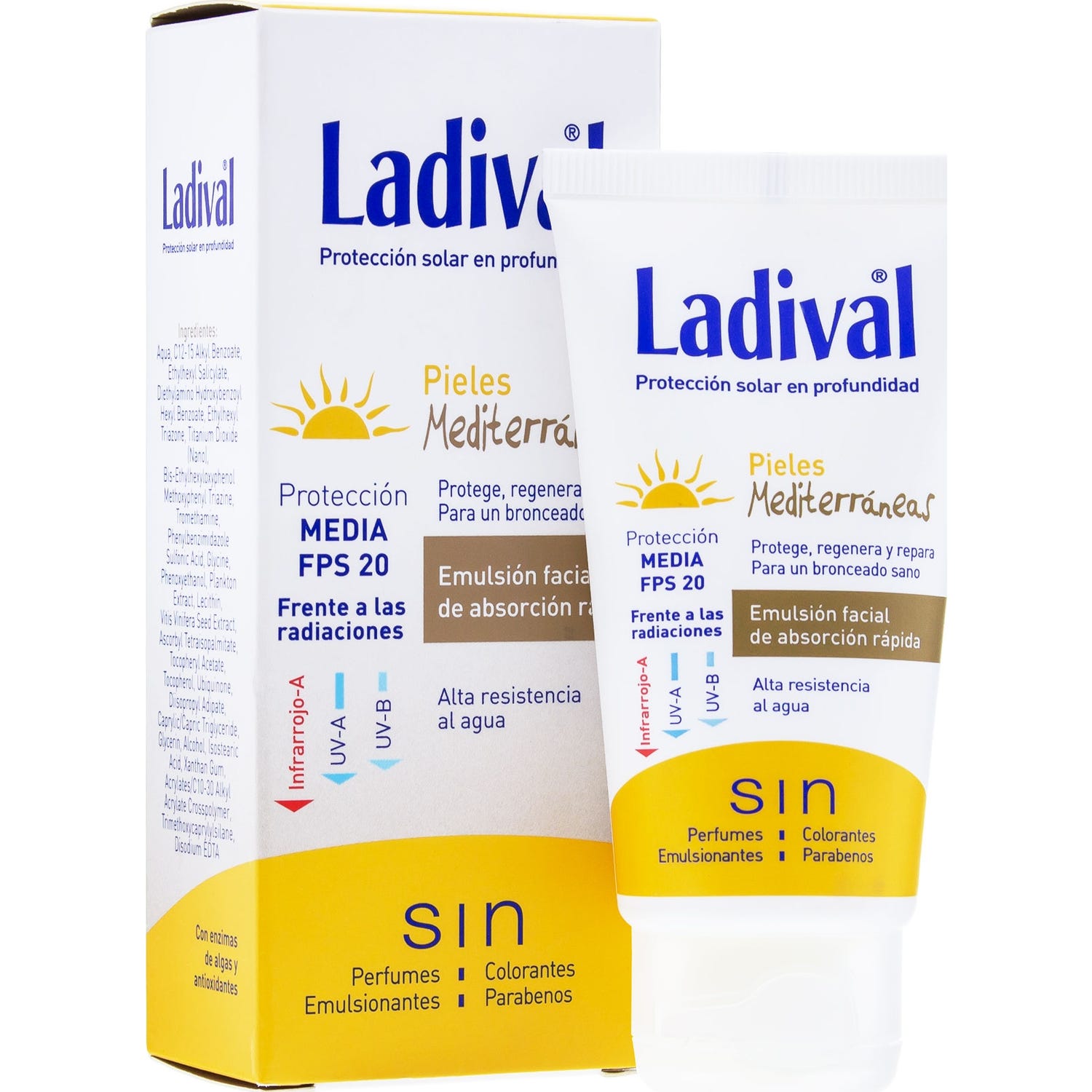 Ladival® pieles mediterráneas SPF20+ emulsión facial 50ml