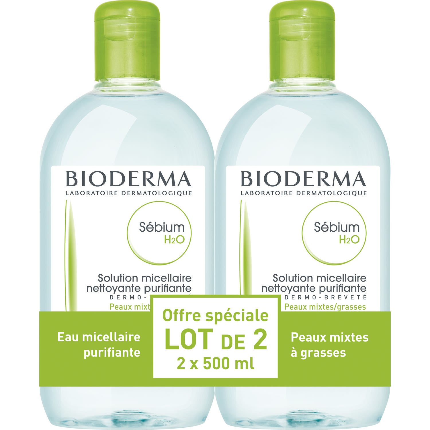 Bioderma Sebium H2O 2x500ml