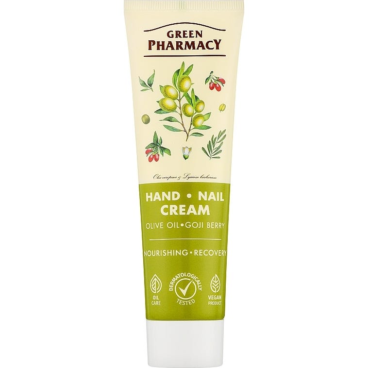 Green Pharmacy Hand Nail Cream Olive Oil & Goji Berry 100ml