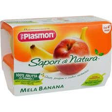 Plasmon Sabores de la Naturaleza Papilla Manzana Banana 4x100 g