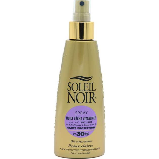 Soleil Noir Spray Aceite Seco Vitaminado SPF30 150 ml