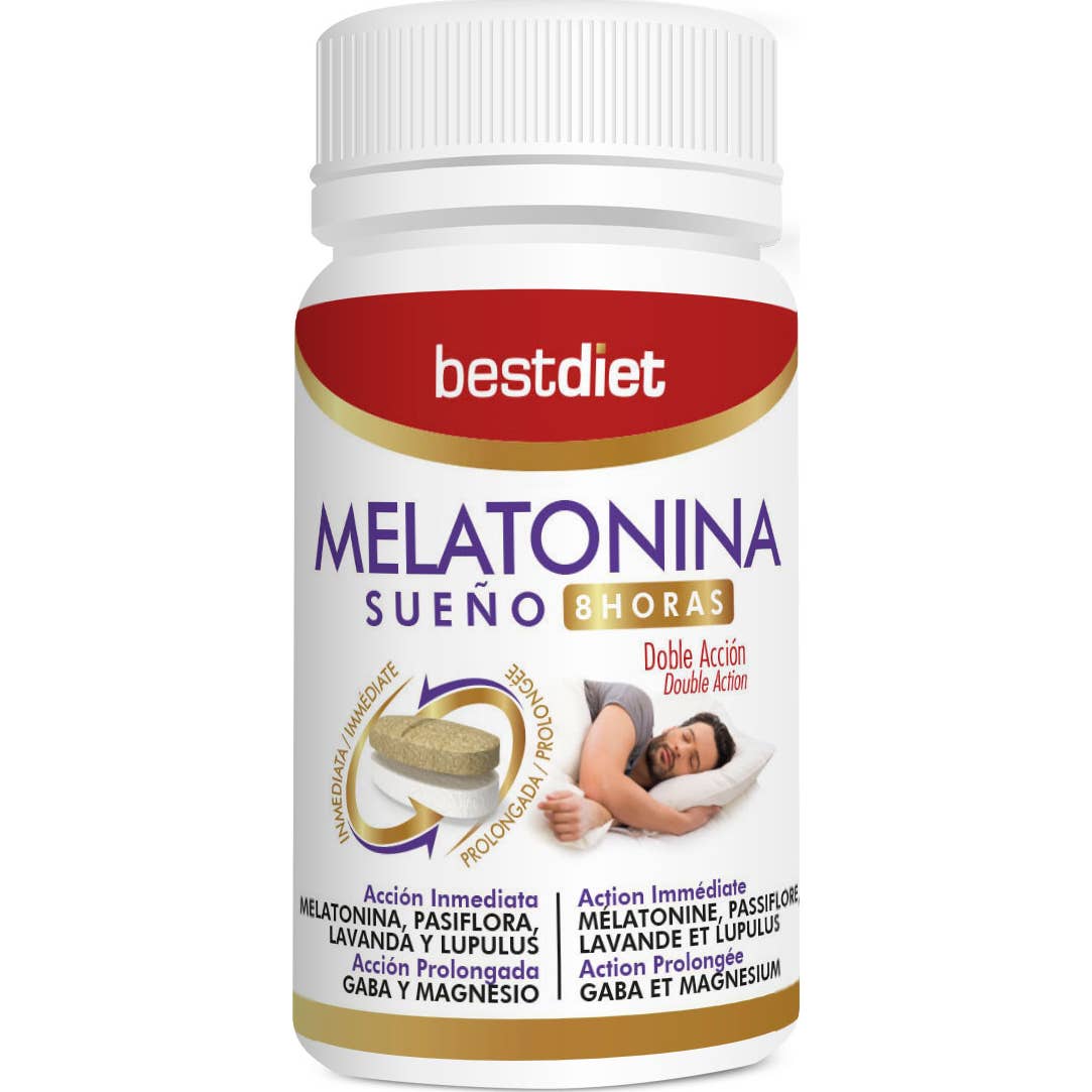 Bestdiet Melatonina Doble Acción 8 Horas 30caps de Best Diet | Natural Doctor
