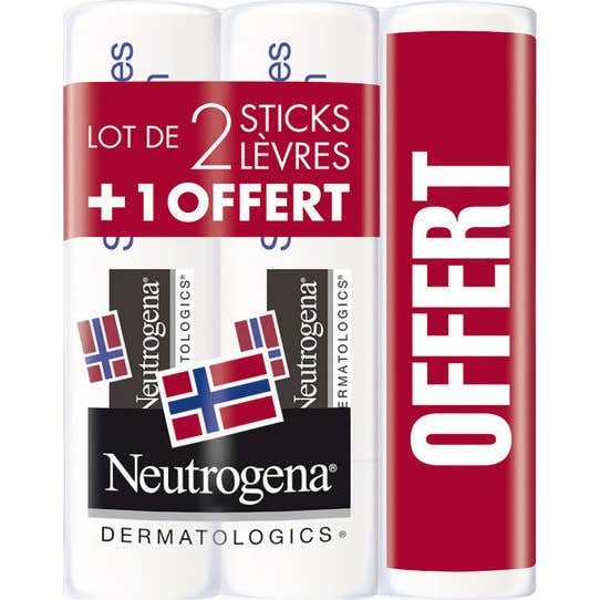Neutrogena® Stick Lèvres Nutrition 3x4,8g