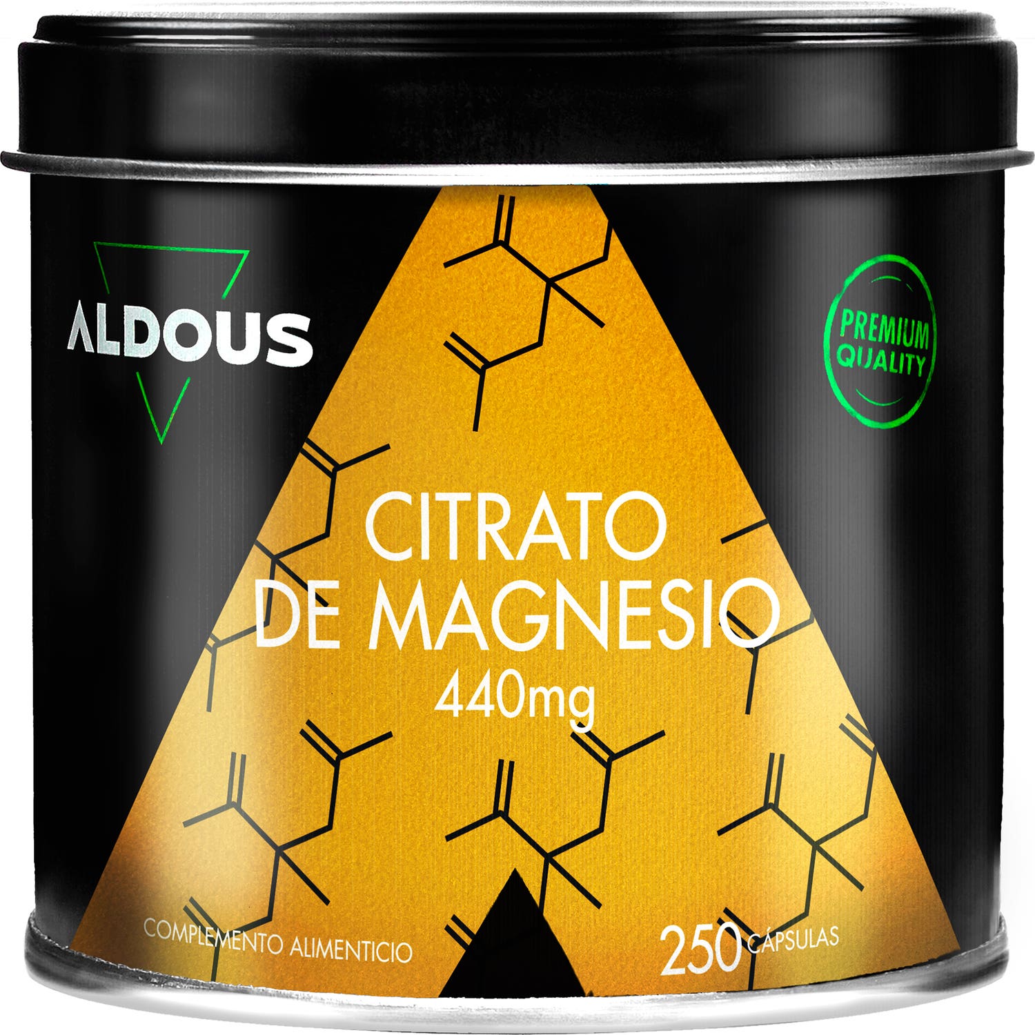 Aldous Citrato de Magnesio 250 cápsulas