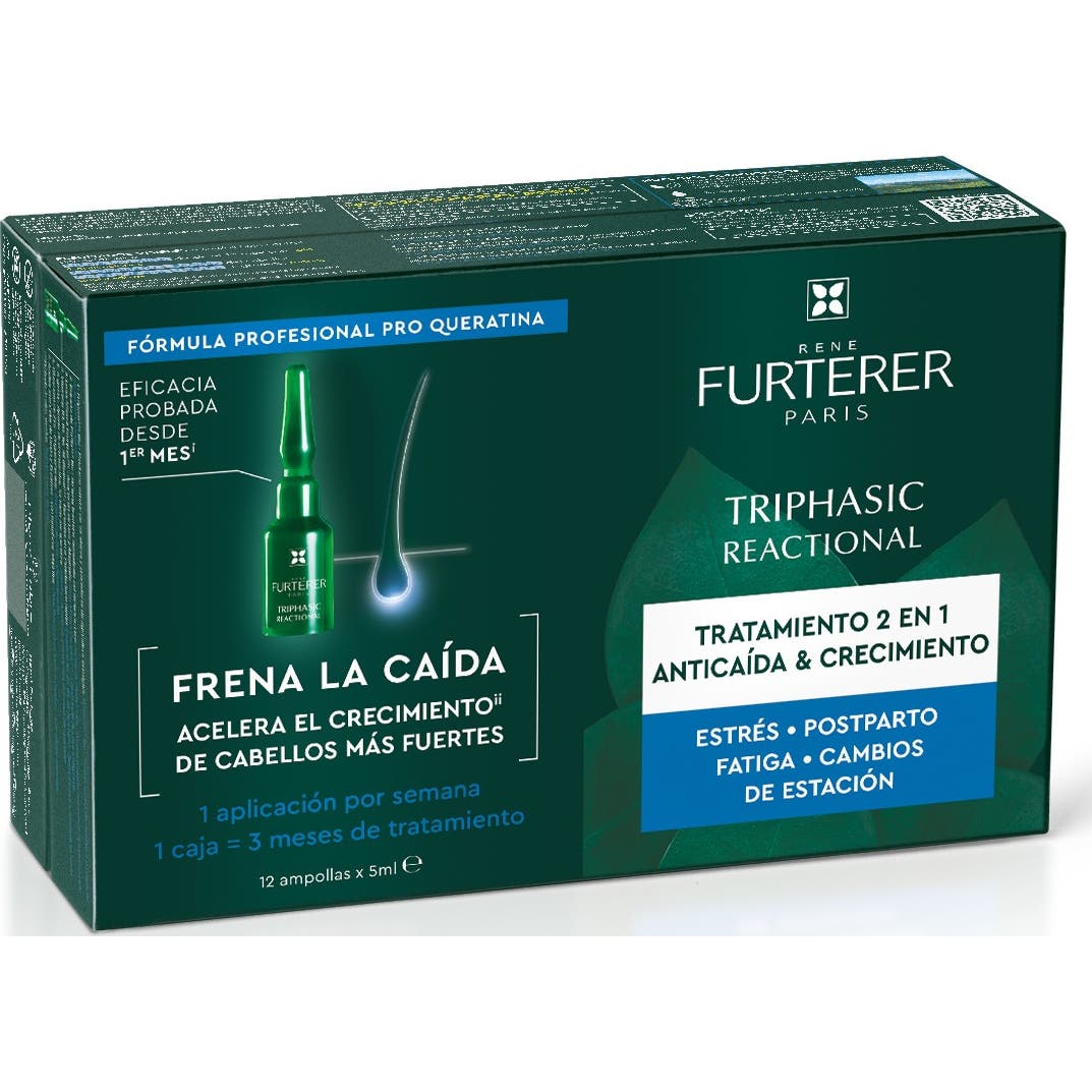 René Furterer Triphasic Reactional Tratamiento Anticaída 12x5ml