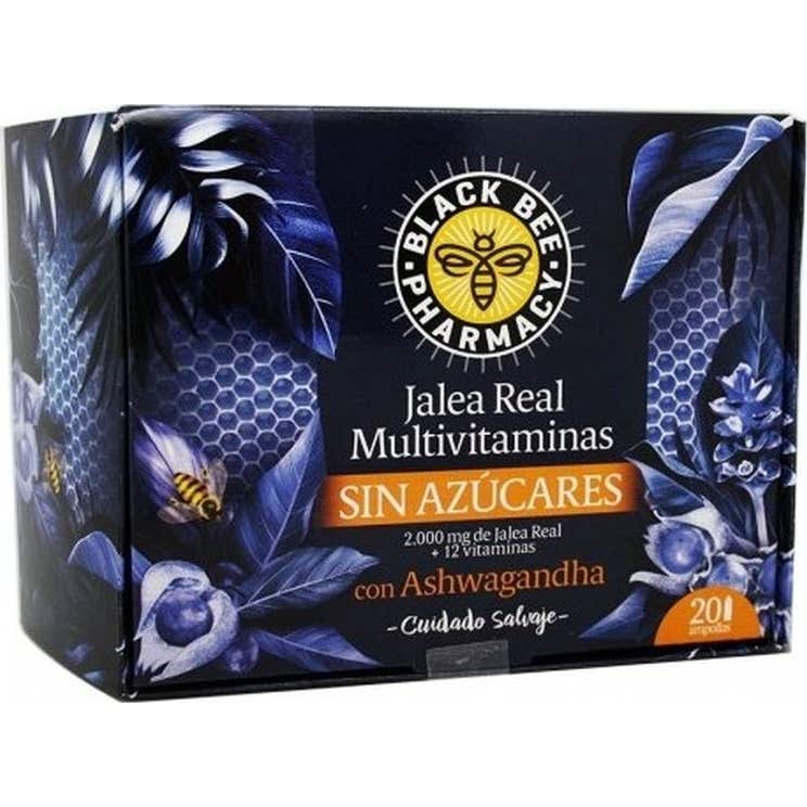 Black Bee Pharmacy Jalea Multivitaminas 20 Viales 10 ml