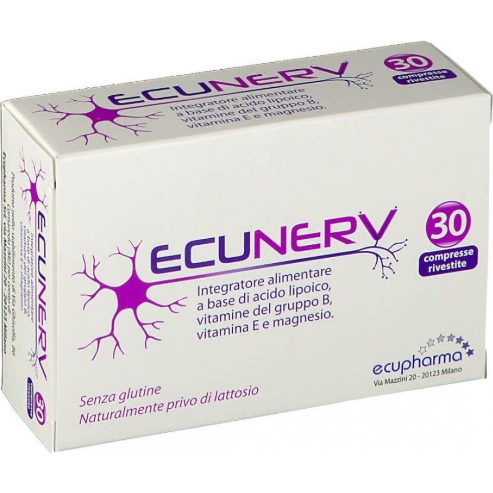 Ecupharma Wellness Line Sistema Nervioso Ecunerv Suplemento 30 Tabletas
