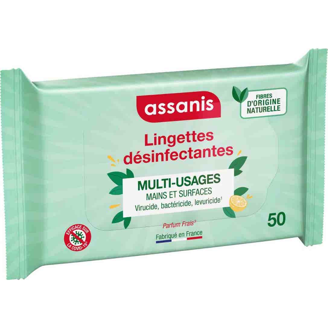Assanis Toallitas Desinfectantes Multiusos 50uds