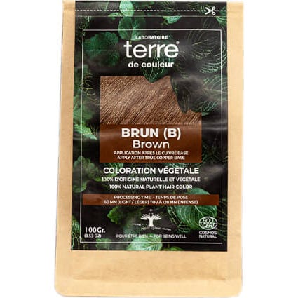 Terre de Couleur Colorante Vegetal Brun (B) Brown 100g