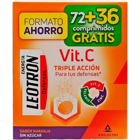 Leotron Vitamina C Triple acción 72 + 36comp