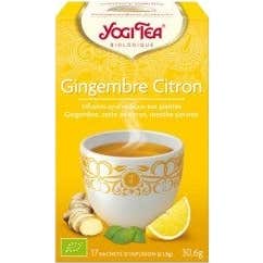 Yogi Tea Infusión Ayurvédica Jengibre Limón 17 Sobres