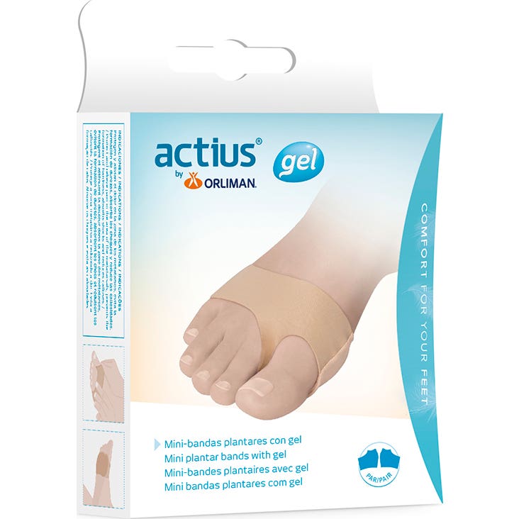 Orliman Mini-Bandas Plantares con Gel S 1ud